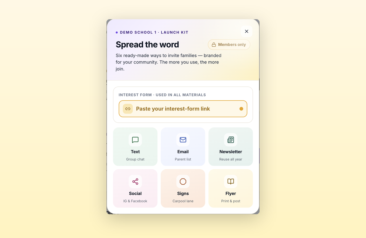 The Launch Kit: Ready-to-Share Invite Materials for Every Community Admin